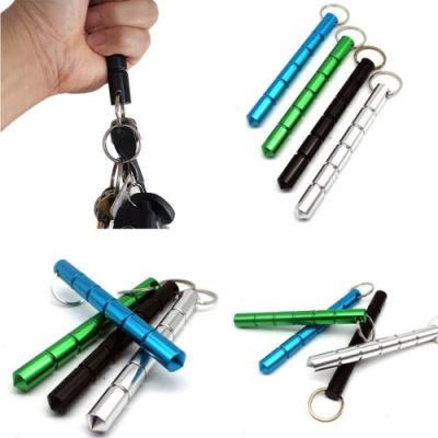 Strong Round End Shape Self Defense Keychain Self Defense Weapon Solid
