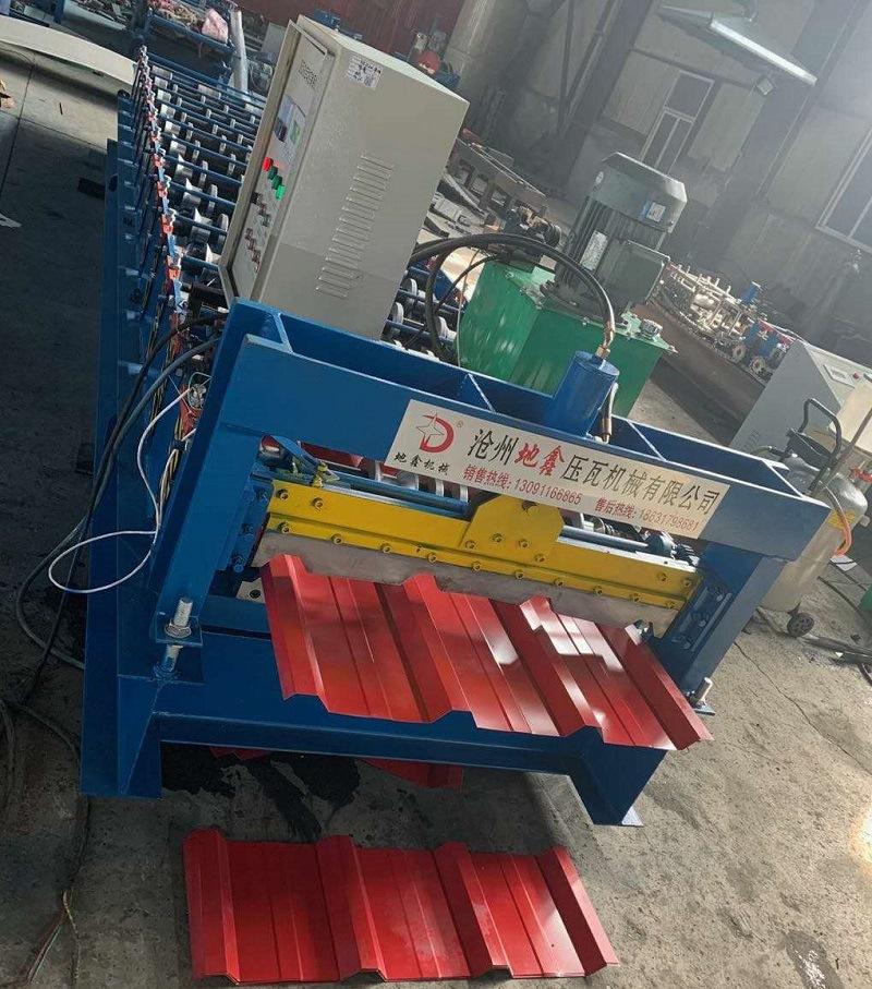 Mtal 840 Trapezoidal Auto Roofing Panel Steel Sheet Roll Forming Machine