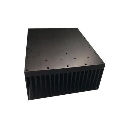 High Power Dense Fin Aluminum Heat Sink for Radio Communications and Welding Equipment and Svg and Electronics and Inverter and Power and Apf