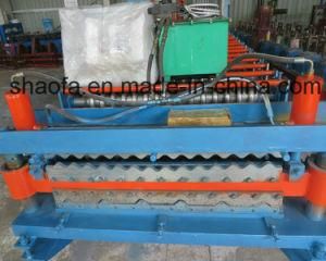 Double Layer Trapezoid Roofing Sheet Roll Forming Machine