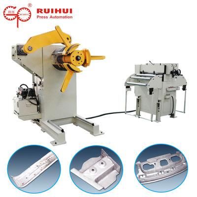 Automatic Machine Uncoiler and Straightener Use in Manufacturing Industry by Press Machine
