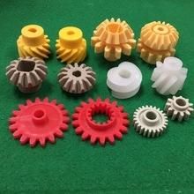 Injection Molded Molding Plastic Parts PCB PVDF Spur Gear