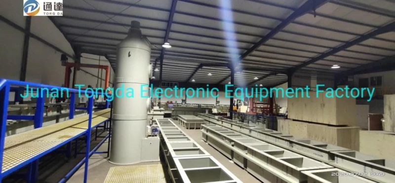 Tongda11 Zinc Plating Machining / Nickel Electroplating / Barrel Type Plating Line