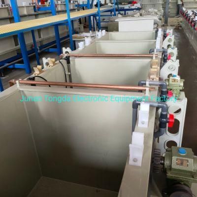 Manually Metal Chrome Plating Line Gold Electroplating Machine Zinc Plating Equipment