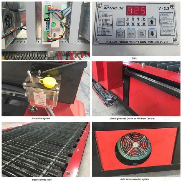 Remax CNC Table Metal Plasma Cutter 1560 Plasma Cutting Machine for Stainless Carbon Aluminum