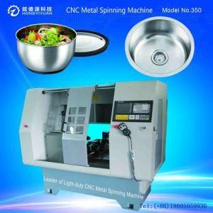Mini Automatic CNC Metal Spinning Machine for Kitchen Accessories (Light-duty 350B-32)