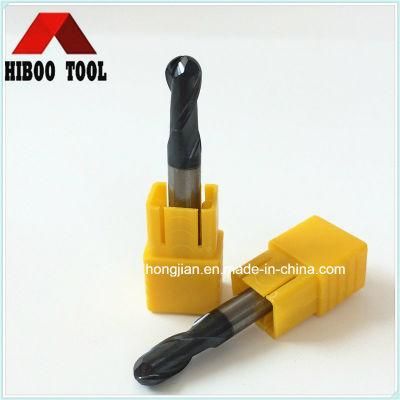 HRC45 Economic 2flutes Ball Nose Carbide Tool for Stainless Steel
