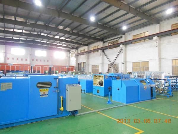 1+6+12 of Bare Copper Wire Twisting Bunching Twister Sranding Annealer Extrusion Machinery