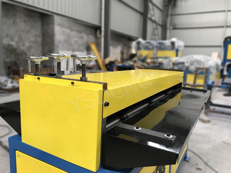 G1.2*1300 HVAC Duct Galvanized Sheet Metal Five Line Electric Square Duct Beader Beading Forming Machine