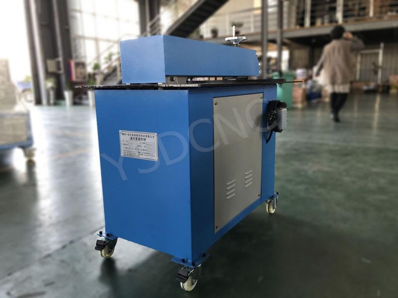 Galvanized Plate Sheet Metal HVAC Duct Air Rotary Slitter Reel Slitting Shear Beading Machine for Metal Grooving and Shearing