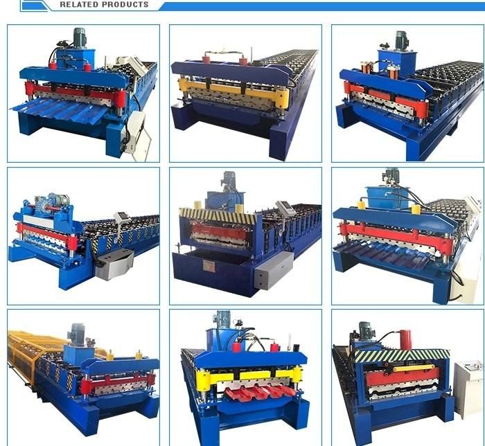 High Quality Galvanized Aluminum Ridge Cap Tile Roll Forming Machine