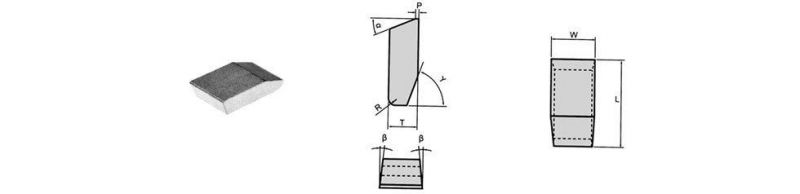 K20 Tungsten Carbide Saw Tips for Woodworking and Aluminium