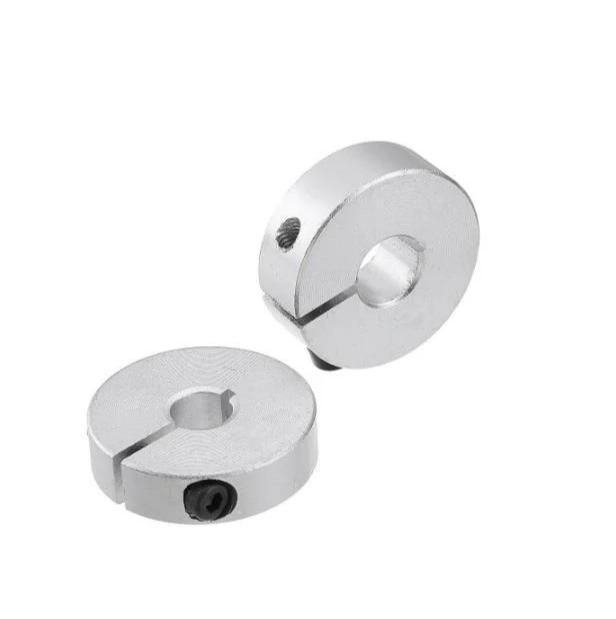 Hot Sell Round Aluminium Alloy Linear Rail Shaft Stop Collar Shaft CNC Parts