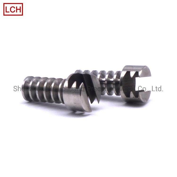 CNC Automatic Lathe Custom Made Titanium Parts