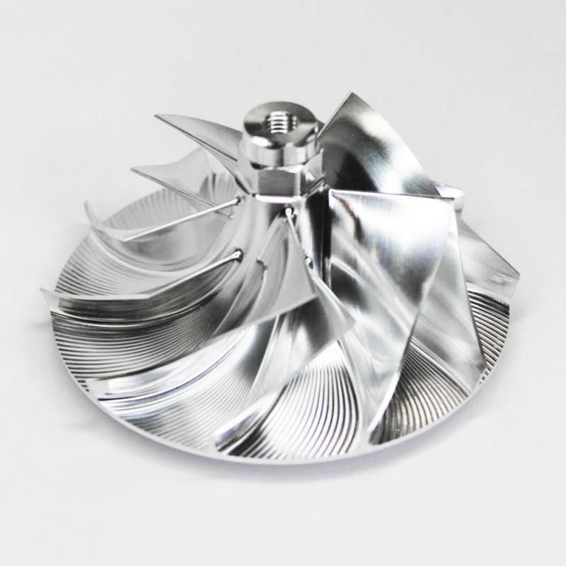 High Precision Machined 5 Axis Complex CNC Machining for Blades Turbo Parts Turbine
