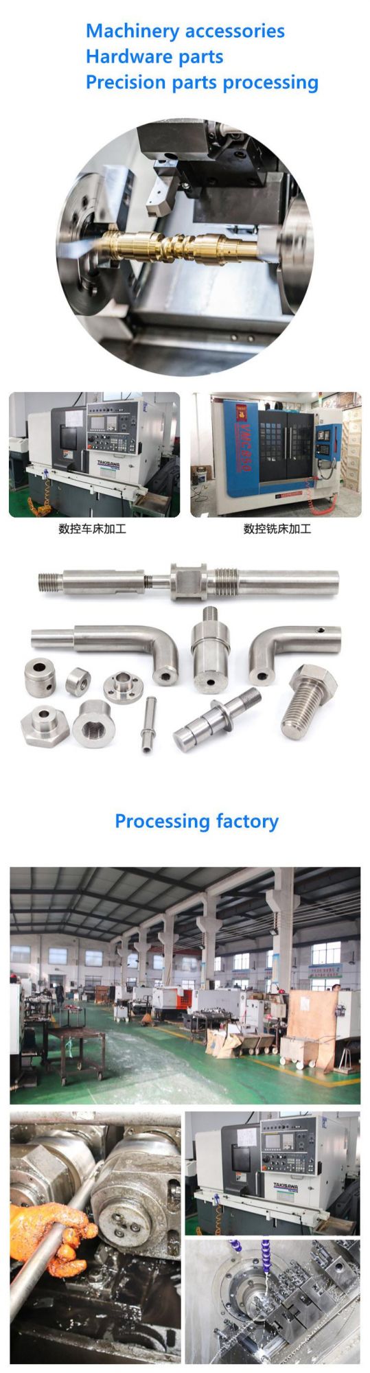 Manufacturer-Supplied Stainless Steel Transformer Nipple External Thread Loose-Coupling Straight Through Terminal Nipple Non-Standard Parts Customized Processin