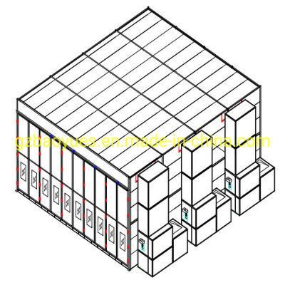 China Manufacturer Machine Spray Booth/Truck Paint Booth/Paint Chamber for Mine Machine