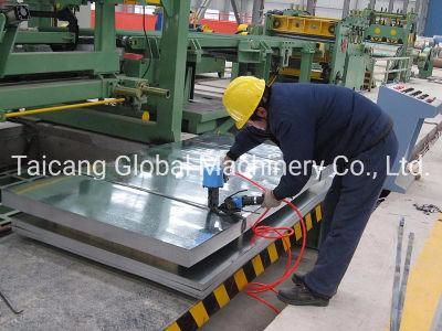 SS/HRC/CRC/GI/PPGI High Speed Automatic Customized Traverse Cutting Line