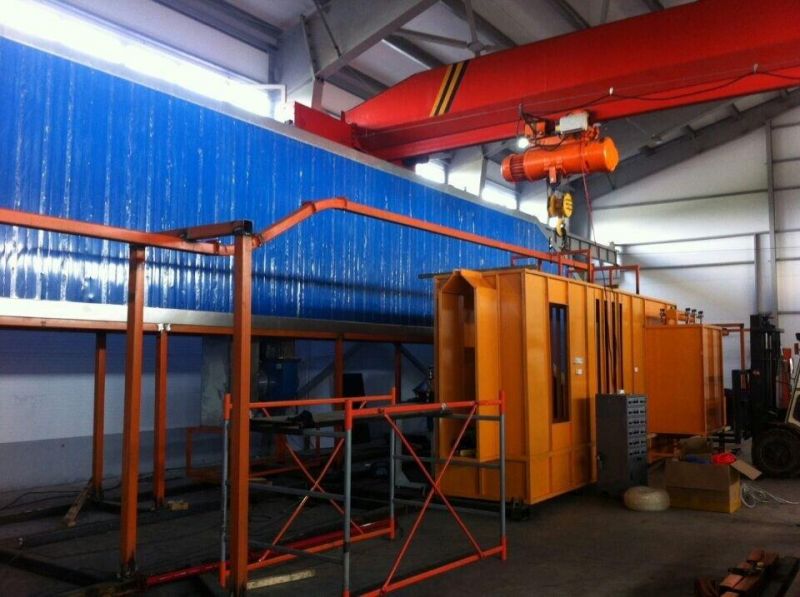 High Production Powder Coating Conveyor Plant for Aluminum Alloy Door
