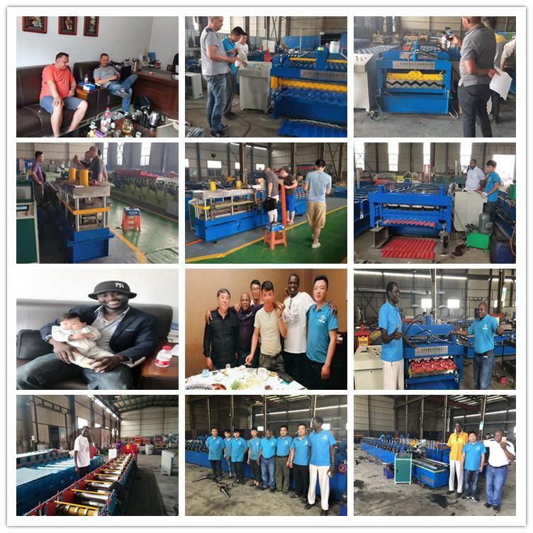 Africa 836mm Corrugated Iron Metal Roofing Sheet Forming Machine