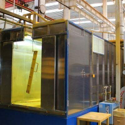 China Electrostatic Manual Powder Coating Spray Booth for Doors