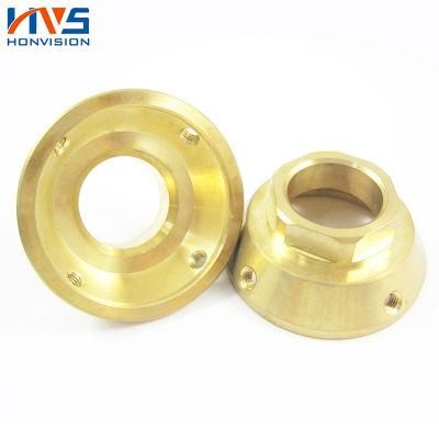 Brass Machined Part Threading Precision CNC Machining Service CNC Lathing Titanium Part