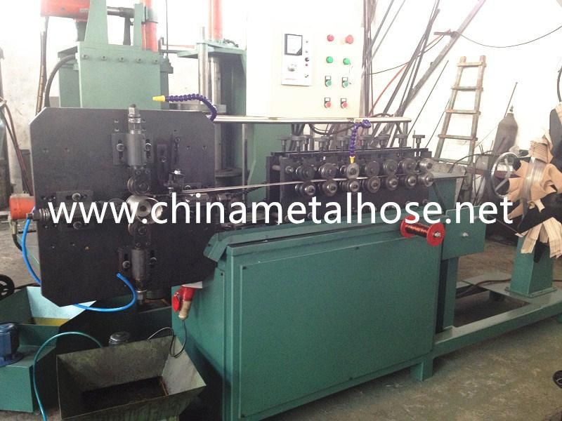 High Performance Whole Exhaust Pipe Prouction Line, Exhaust Interlock Hose Metal Hose Forming Machine