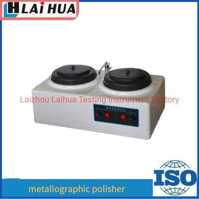 Lab Metallographic Polisher Instrument/ Sample Lapping and Polishing Machine/Double Wheel Variable Speed Grinding and Polishing Machine