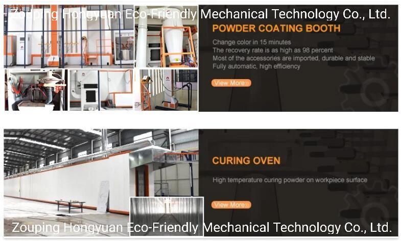 Fast Color Change Spray Booth with Large Cyclone System