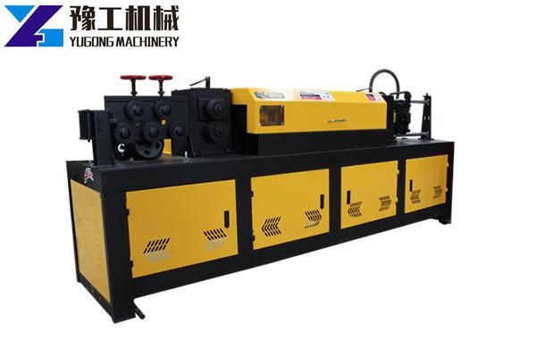 Ribbed Round Rebar Steel Bar Straightener and Cutter Manufacturer Steel Wire Straightening and Cutting Machine