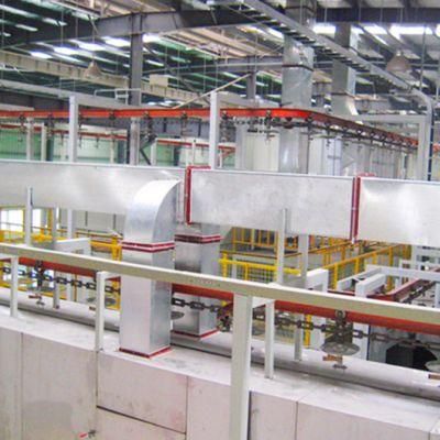 Automatic Liquid/Powder/E-Coating Production Line for Steel Door Production