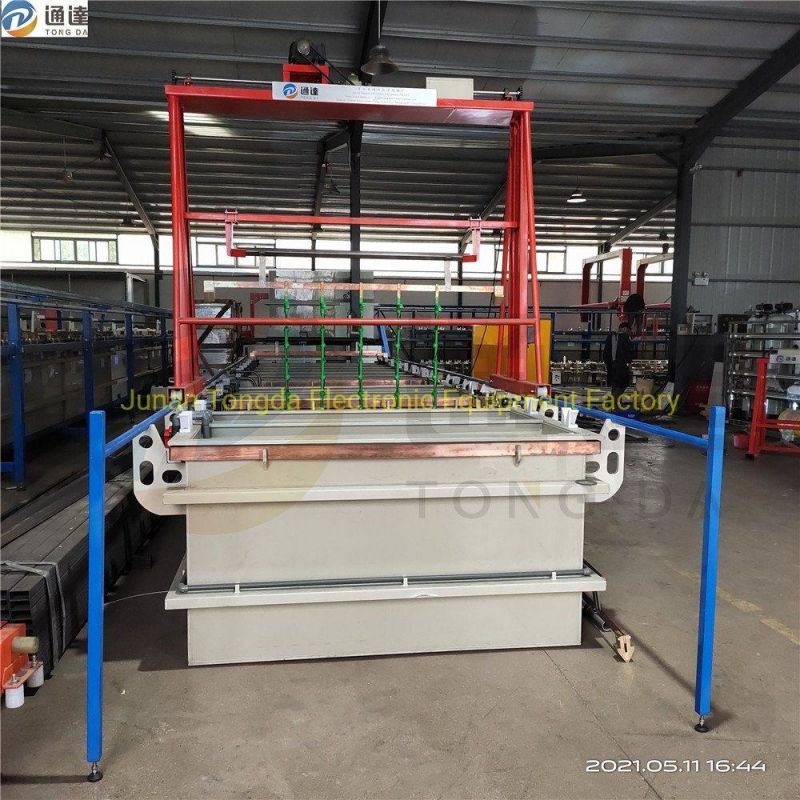 Chrome Plating Line Anodized Aluminum Production Machine Anodizing Aluminum Plant Aluminum Anodizing Equipment Tin/Nickel Plating Machine Rack Zinc Plating