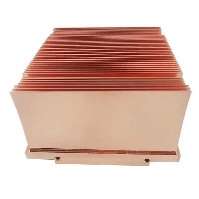 Manufacturer of Skived Fin Heat Sink for Inverter and Welding Equipment and Svg and Apf and Charging Pile and Power