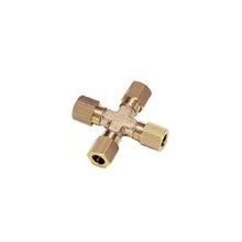 Hot Sale Brass Cross Pipe Fitting/Air Lines Cross Pipe Connector/1/4&prime;&prime; NPT Cross Shape Brass Adapter in Stock