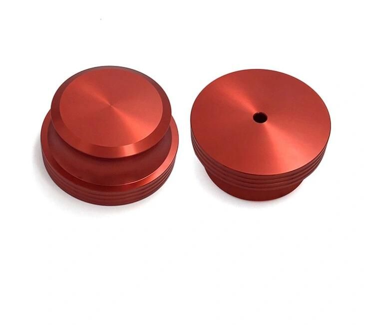 Custom Electronic Accessories Aluminum Red Anodized Parts