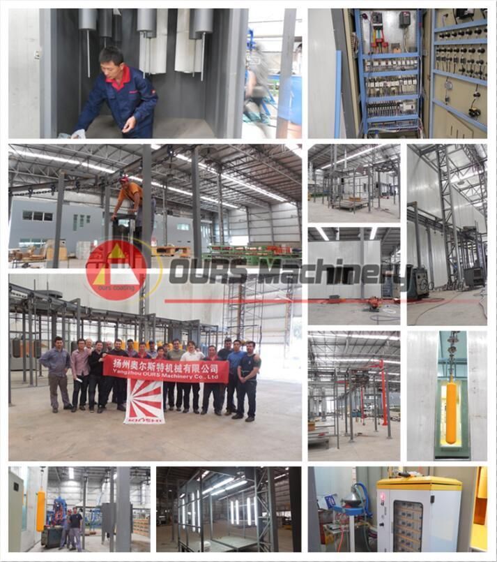 Fast Color Change Powder Coating Line