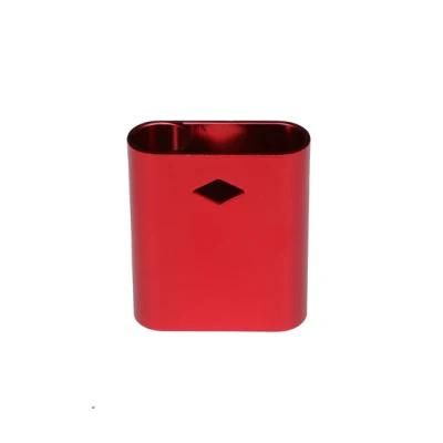 Red Anodized Aluminum Parts CNC Machining Fabrication Custom CNC Turned Aluminum Part