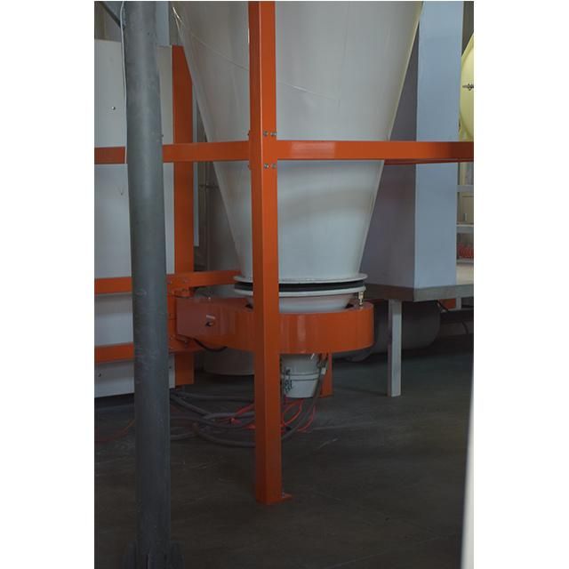 Plastic Powder Coating Spray Booth with Mono Cyclone Recovery System