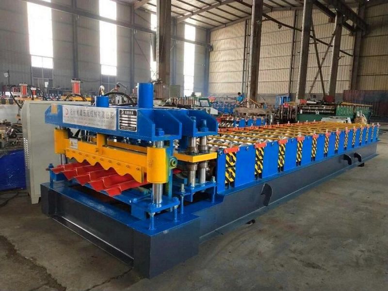 Building Material Wall Panel Metal Glazed Roofing Sheet Roll Forming Machine