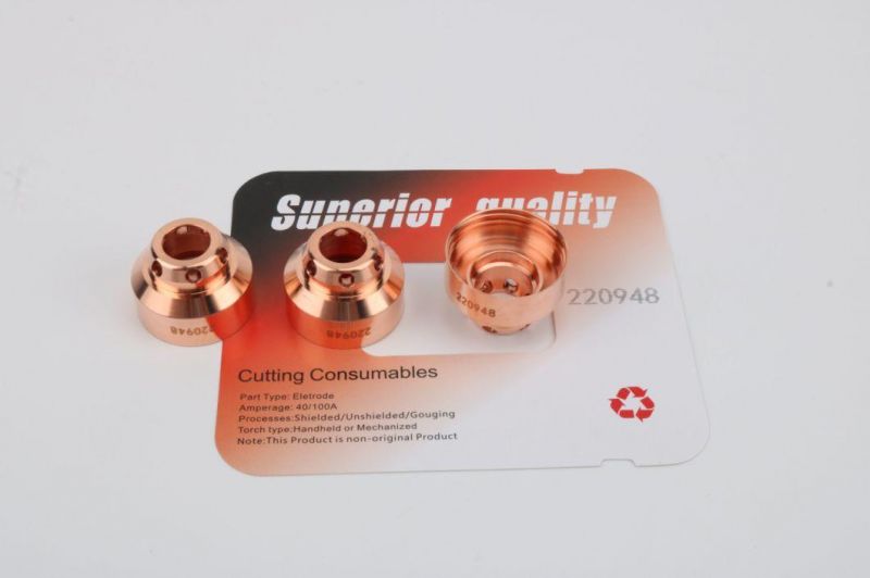 220948 Electrode & Nozzle & Shield (Plasma Cutting Cutter Torch Consumable)