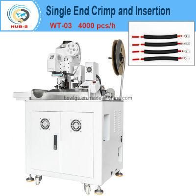 Fully Automatic Crimping and Heat Shrink Tube Insertion Machine