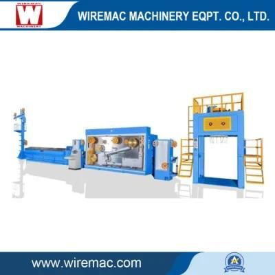 Low Carbon Copper and Cable Steel Wire Continuous Straight Line Dry Type Wire Drawing Machine