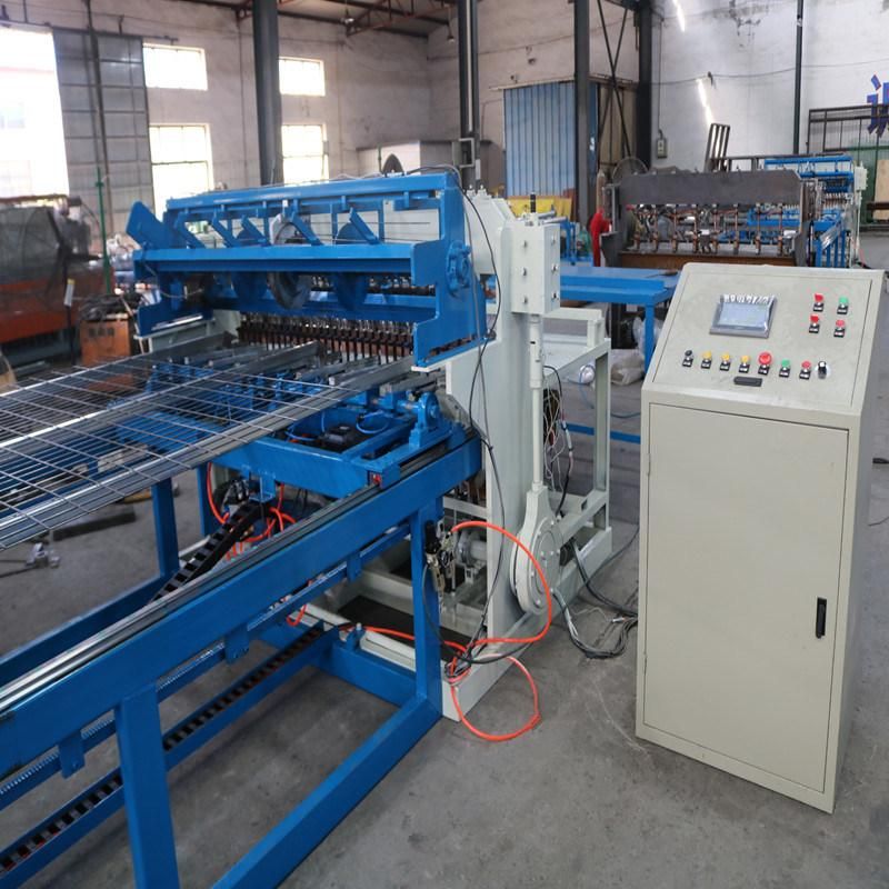 Vietnam Customer Pre-Cut Wire Mesh Welding Panel Sheet Machine for Cages