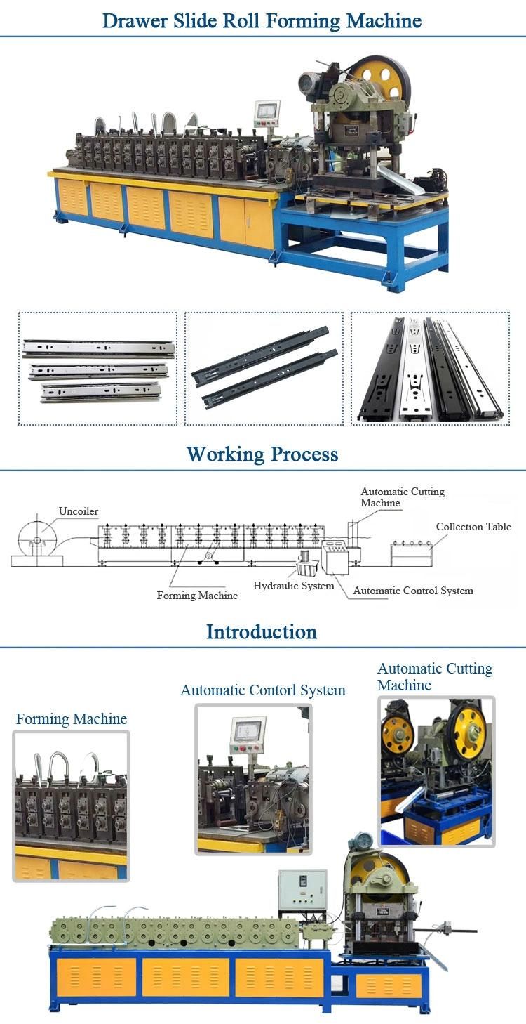 Best Quality Stainless Steel Drawer Slide Roll Forming Equipment All Sets