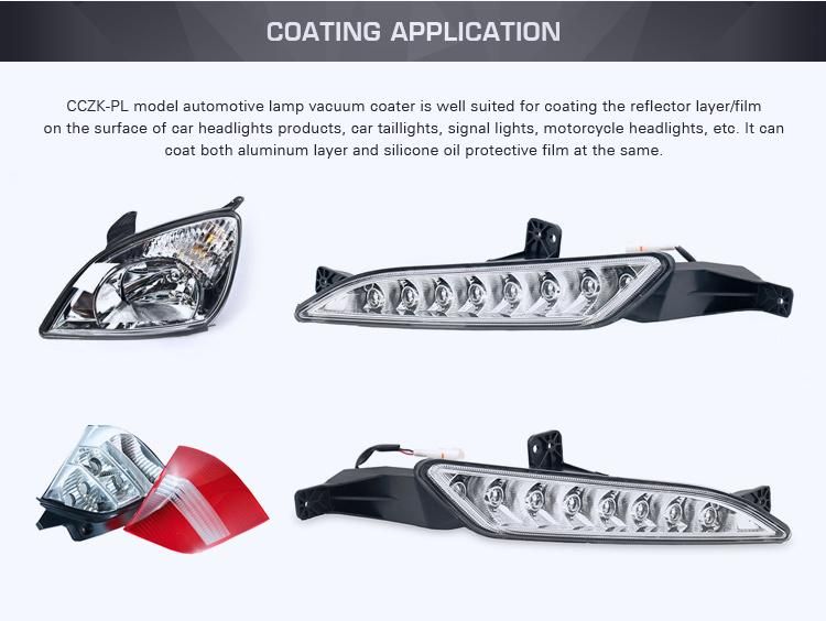 Head Lamp Evaporation Vacuum Deposition Coating Plastic Machine