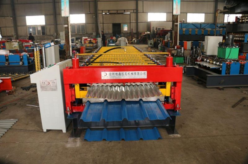 Africa Roof Panel Double Layer Roll Forming Machine