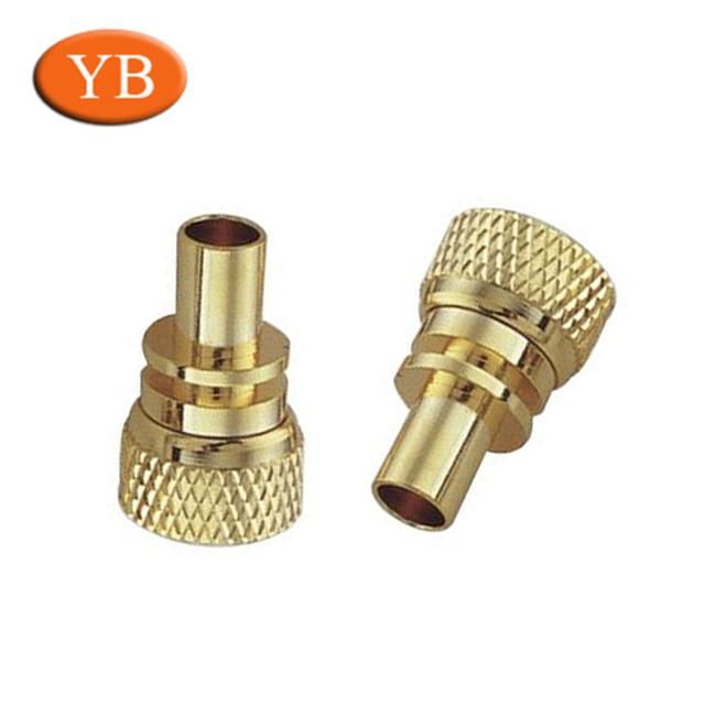 Brass Knurled Nut Audio Control Nut Precision CNC Machining Hardware Factory Custom