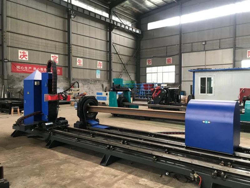 8 Axis Big Diameter CNC Pipe Cutting Beveling Machine