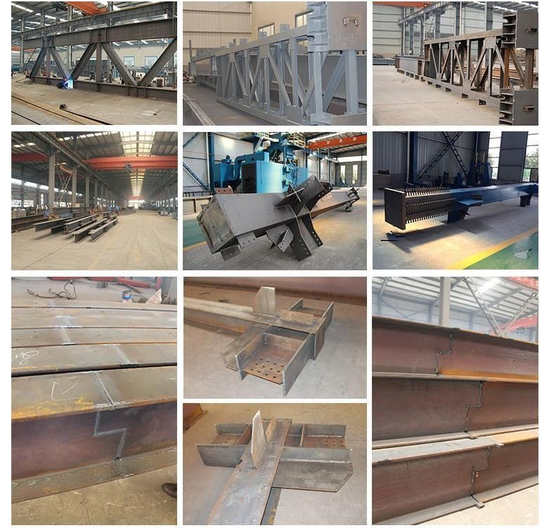 Custom Metal Steel Structure for Prefabricated Main Steel Frame Buildings Warehouse Industrial