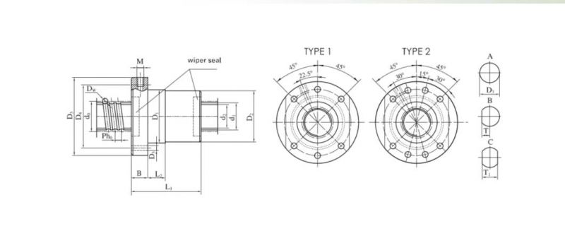Azi Ball Screw Customized Ball Screw for CNC Machine